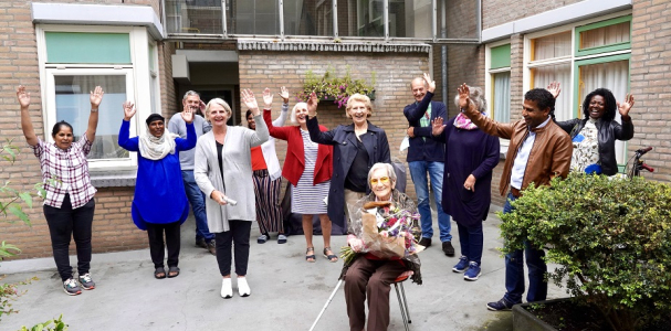 100-jarige bewoonster van Z.H.B
