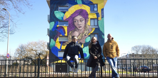 Catharinaland muurschildering