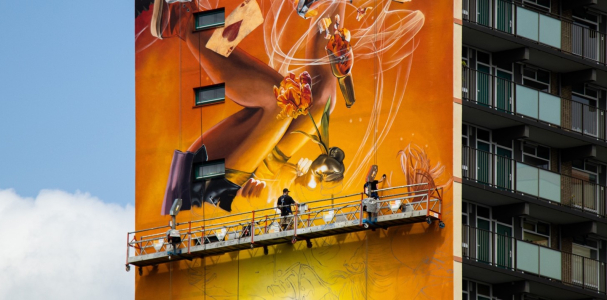 graffiti muurschildering