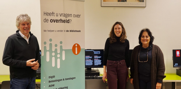 Vrijwilligers van het Informatiepunt Digitale Overheid