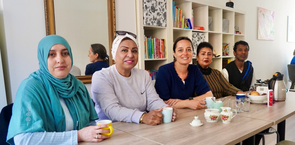 Vrijwilligers en deelnemers stichting Quiet