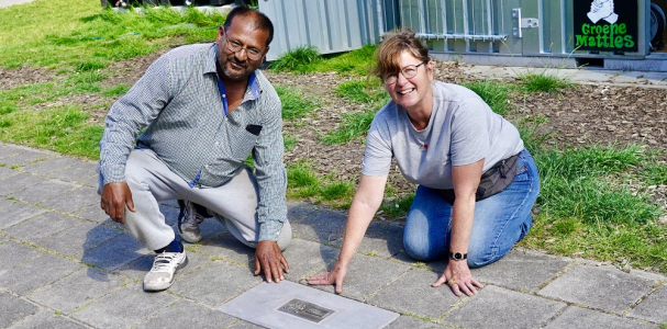 Abied en Yolanda bij de Gouden Klinker