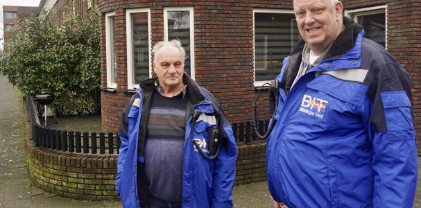 Jeroen en Jan van het BIT samen op straat