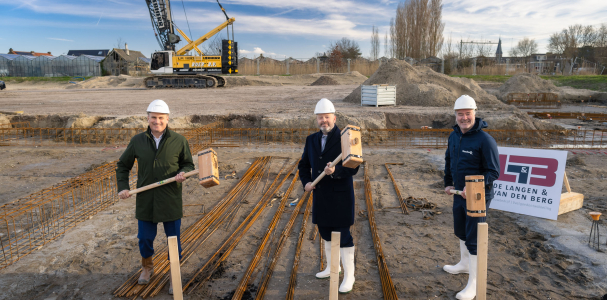 De eerste piketpalen in KIEM worden geslagen