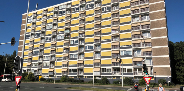 De flat aan de Loevesteinlaan