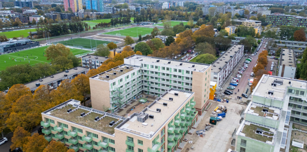 Nieuwbouw Steenzicht van bovenaf
