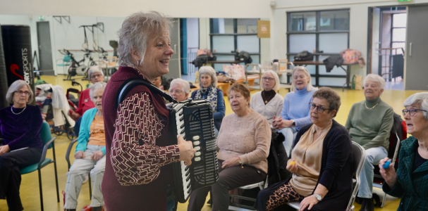 Grijze koppen orkest