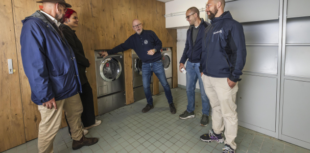 In studentencomplex Huijgenspark draaien 2 wasmachines op regenwater