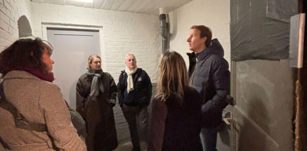 Werkbezoek langs bergingen in Den Haag Zuidwest