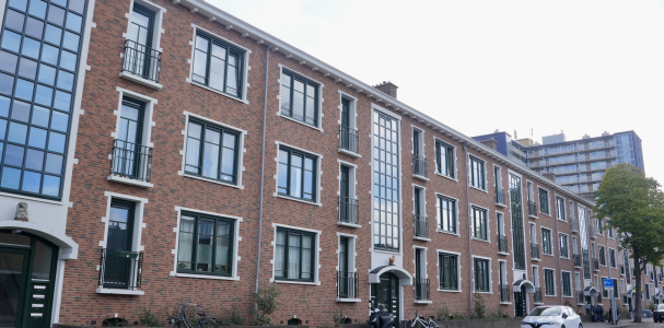 Gerenoveerde woningen aan de Van Ruysbroekstraat
