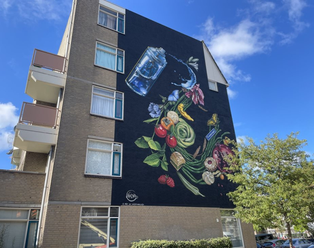 Mauristhuis mural Joubertplantsoen