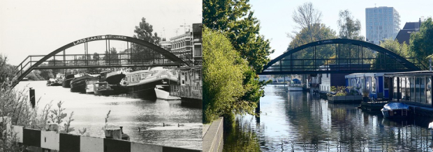 Voetgangersbrug over de Trekvliet