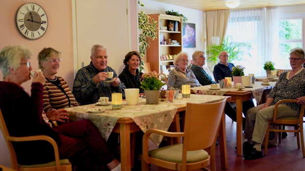 Teunisbloemhof koffie drinken