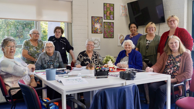 Deelnemers aan de activiteiten in De Stiel