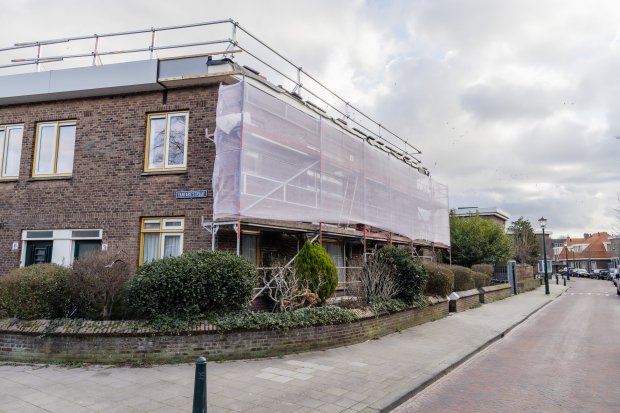 Onderhoud aan woningen in de Fanfarestraat