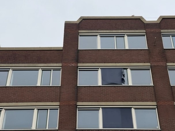 Lege kantoorruimtes aan het Stationsplein