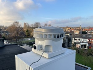 Voorbeeld van een dakventilator