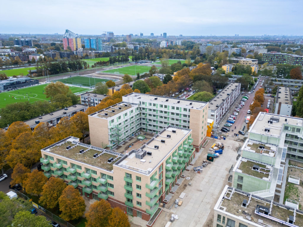 Nieuwbouw Steenzicht van bovenaf