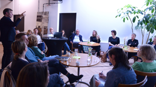 Experts met elkaar in gesprek tijdens de deelsessie van het Innovatielab Zuidwest