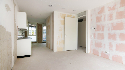 Betje Wolffstraat doorkijk van keuken naar woonkamer