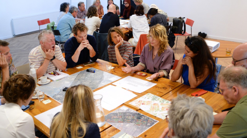 Brainstorm tijdens de inspiratiebijeenkomst van het Innovatielab Zuidwest
