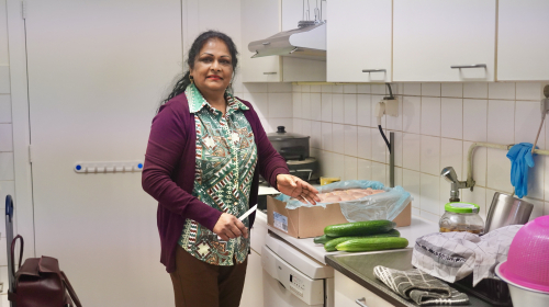 Irene in de keuken