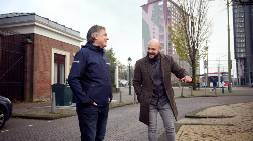 2 collega's in de wijk 