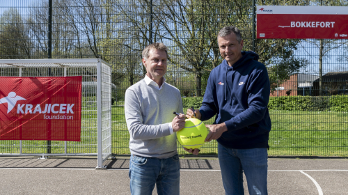 Gijsbert van Herk en Richard Krajicek