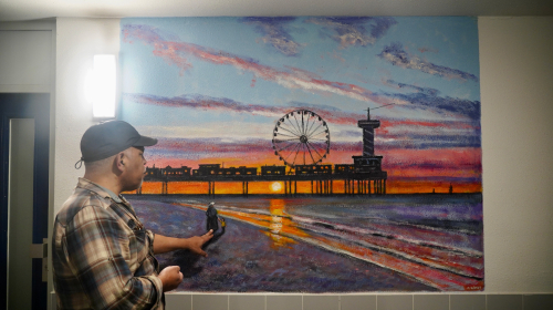 De pier op de Nieuwendamlaan