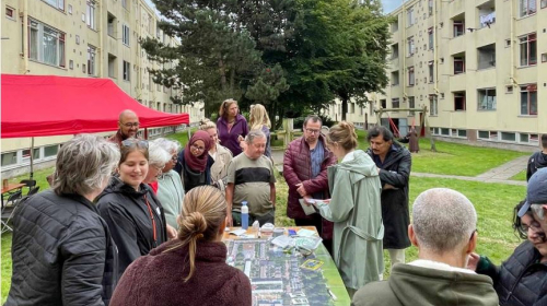 Met bewoners nadenken over de binnentuin