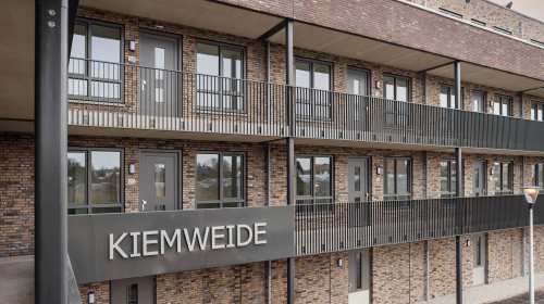 Het appartementengebouw Kiemweide