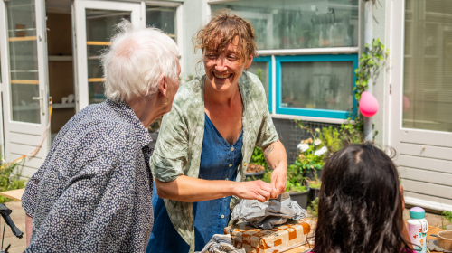 Opening buurtkamer 't Dreesje activiteit