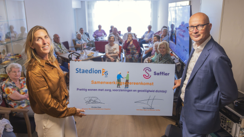 Staedion en Saffier samenwerkingsovereenkomst