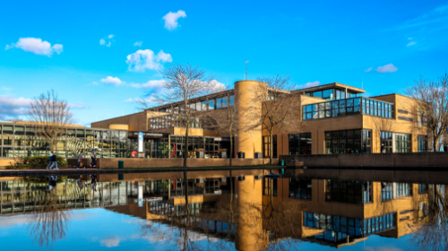 Het gebouw van Museon/Omniversum
