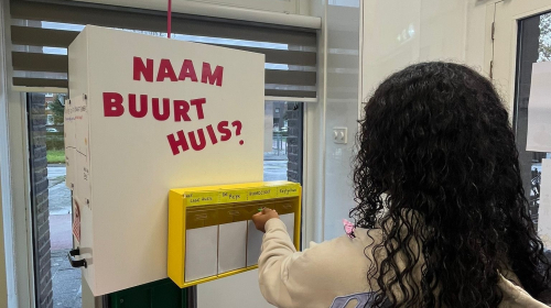 Kiezen van een naam voor het nieuwe buurthuis