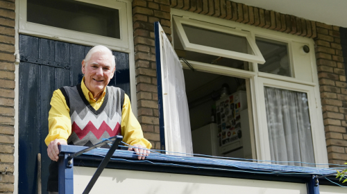 Pim op zijn blakon