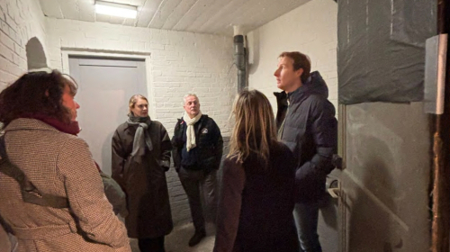 Werkbezoek langs bergingen in Den Haag Zuidwest