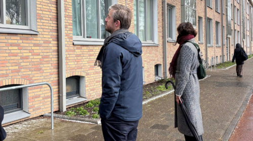Werkbezoek langs bergingen in Den Haag Zuidwest
