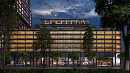 Een artist impression van het nieuwe BinckPark