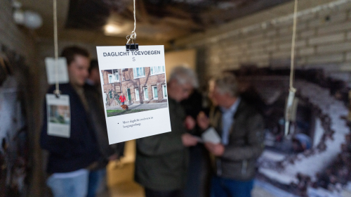 Tijdens het Bergingen Festival waren ruimtes anders ingericht of werden voorbeelden getoond van ontwerpen.
