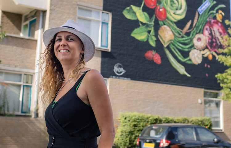 Mauristhuis mural Nadia van Luijk