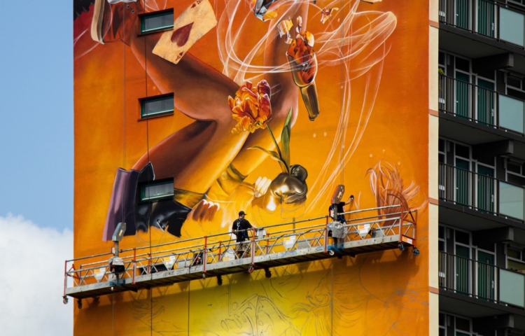 graffiti muurschildering