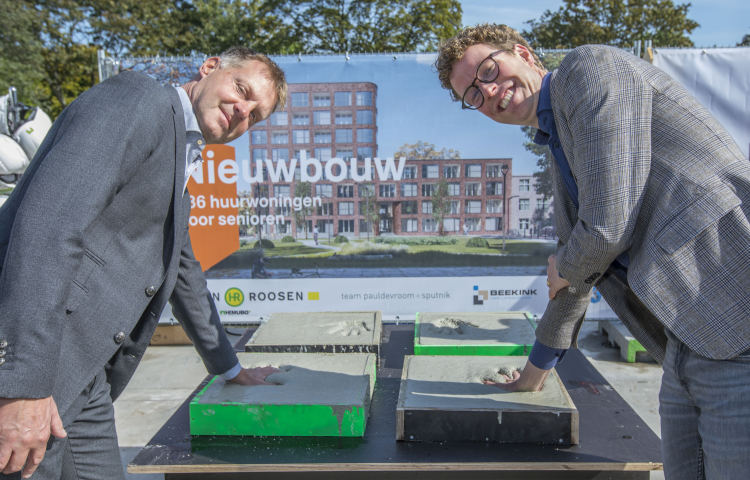 Gijsbert van Herk en Martijn Balster startten de bouw van Wenckebach