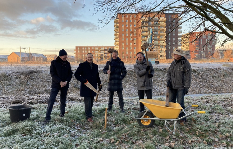 André Plooij, Frank van Kuppeveld, Gijsbert van Herk, Lucas de Boer en Ruud Klein