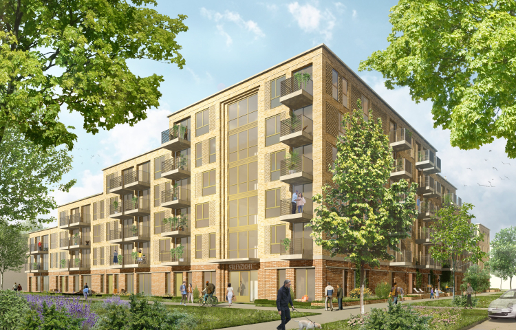 Impressie Steenzicht woongebouw 1A