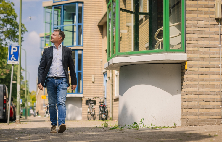 Gijsbert in de wijk