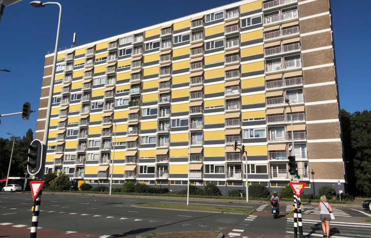 De flat aan de Loevesteinlaan