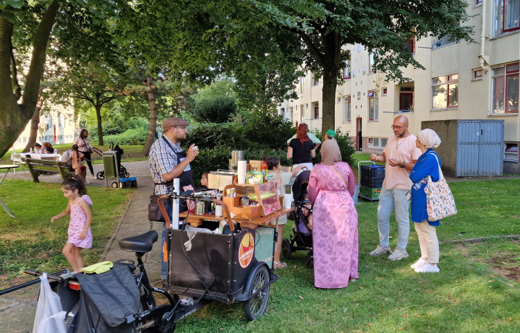 Co-creatie met bewoners binnentuin Middenstede