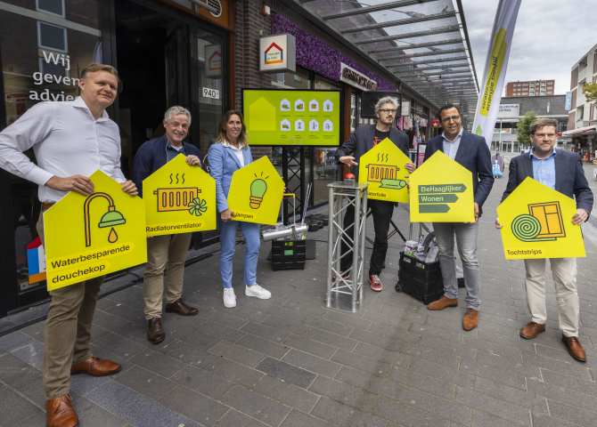 Startsein BeHaaglijker Wonen groepsfoto