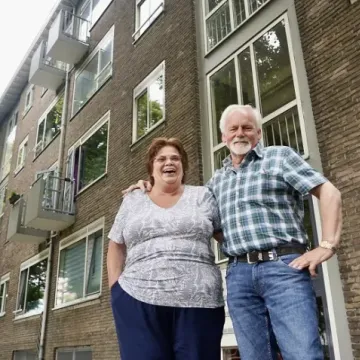 Irene en Hans bewoners van de Hengelolaan in Morgenstond